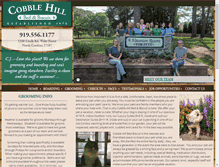 Tablet Screenshot of cobblehillbedandbiscuit.com